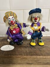 Porcelain clowns leonardo for sale  MARCH