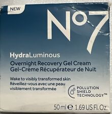 No7 HydraLuminous Water Surge Gel Cream/Overnight Recovery Gel Cream 50ml/1.69oz for sale  Shipping to South Africa