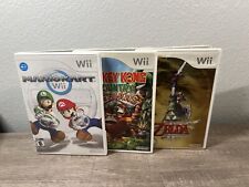 Estuches e insertos Zelda Skyward Sword, Mario Kart, DK Wii solo Nintendo Wii LEER segunda mano  Embacar hacia Mexico