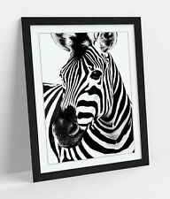 Zebra head framed for sale  LONDONDERRY
