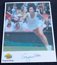 Virginia wade autographed for sale  IMMINGHAM