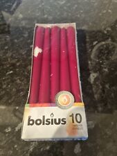 Bolsius box red for sale  CARDIFF