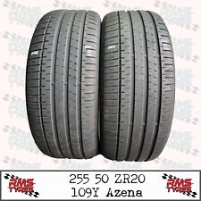 255 50 ZR 20 x2 Falken 109Y Part Worn Used Tyres 25550ZR20x2 4.5-5.5mm, used for sale  Shipping to South Africa