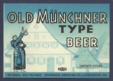 Old munchner beer for sale  Eureka