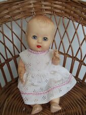 1950's ROSEBUD  10" VINTAGE BABY DOLL FAULTS for sale  Shipping to South Africa