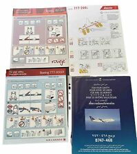 Airline safety cards gebraucht kaufen  Wik