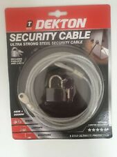 Security cable bike for sale  UK