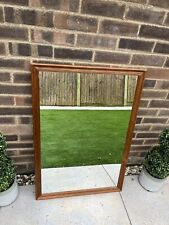 Large Wooden Wall Hanging Mirror for sale  Shipping to South Africa
