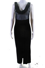 Usado, Vestido maxi bainha Scott McClintock feminino drapeado veludo strass preto tamanho 10 comprar usado  Enviando para Brazil