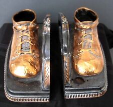 baby shoe bookends bronzed for sale  Golden