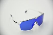 Rudy Project Spinshield Athletic Sports Cycling Sunglasses Clear Frame Blue Lens for sale  Shipping to South Africa