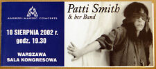 PATTI SMITH - Concert TICKET - Warsaw Poland 2002 na sprzedaż  PL