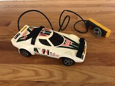 VTG Lancia Toy Car Electric 23 Universal Associated Co 1978 working wired RC car, used for sale  Shipping to South Africa