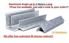 Aluminium angle 15mm for sale  BICESTER
