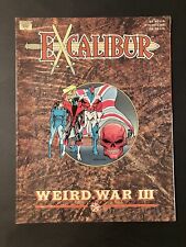 EXCALIBUR WEIRD WAR III (MARVEL 1990) GRAPHIC NOVEL 66 GRANDE FORMATO comprar usado  Enviando para Brazil