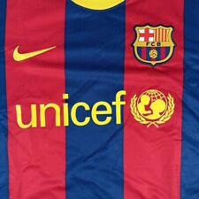 Camiseta de fútbol local rara original Barcelona 2010/2011 excelente para hombre mediana segunda mano  Embacar hacia Argentina