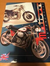 Metisee motorcycles brochure for sale  KETTERING