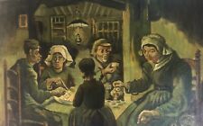 The Potato Eaters by Vincent Van Gogh Signed Painting Oil on Canvas for sale  Shipping to South Africa