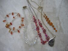 Five vintage necklaces for sale  TEWKESBURY