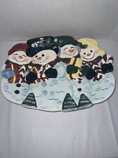 Snowman family earthenware for sale  Angier