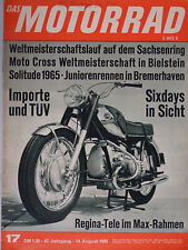 Motorrad 1965 dreizylinder gebraucht kaufen  Erkner