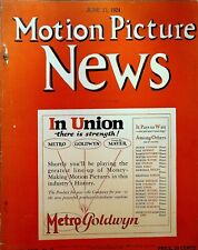 Películas silenciosas de expositores de la revista de noticias cinematográficas 21 de junio de 1924 segunda mano  Embacar hacia Argentina