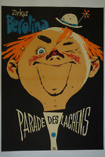 Affiche cirque ancienne d'occasion  Le-Fayet