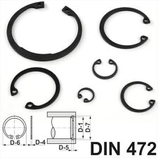 Used, Internal Circlips Retaining Rings for Bores Sizes 8mm<60mm DIN 472 Spring Steel for sale  Shipping to South Africa