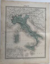 Italie mapa grabado por Lemercier en 1874, usado comprar usado  Enviando para Brazil