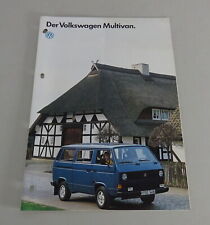 Brochure brochure multivan d'occasion  Expédié en Belgium