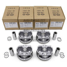 OEM 4X Original Pistons & Rings Φ21mm 82.51mm+0.5 For VW Tiguan GTI AUDI A4 2.0T, used for sale  Shipping to South Africa