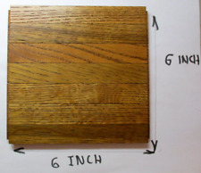 Color Tile USA 1970 Honey Rustic 6"Sqx5/16 Waxed Oak Wood Parquet 7 Finger Strip for sale  Shipping to South Africa