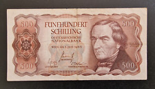 Austria banconota 500 usato  Fermo