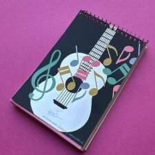 Bloco de notas Hambly 1990 estúdios notas musicais vintage folha espelhada mini caderno anos 90, usado comprar usado  Enviando para Brazil