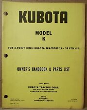 Vintage kubota owner for sale  Stockbridge