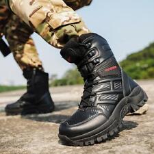 Botas Militares Para Hombres Trabajo Zapatos Prueba De Agua Cómodos Cuero Fuerte segunda mano  Embacar hacia Argentina