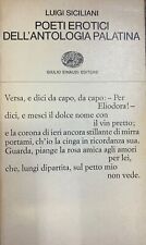 Poeti erotici dell usato  Napoli