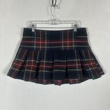 Abercrombie & Fitch Vintage Y2K Mini Saia 10 Plissada Lã Escola Menina Xadrez Antigo comprar usado  Enviando para Brazil