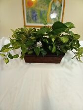 Used, Faux Arrowhead Varigated Planter Vine In Planter  for sale  Shipping to South Africa
