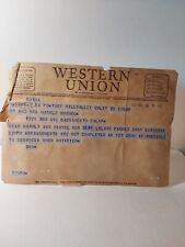 Western union telegram for sale  Coolidge