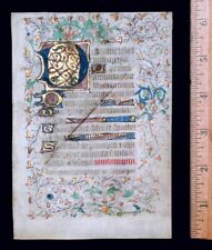 1440 medieval illuminated for sale  Akron