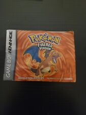 Pokemon Fire Versión Roja Game Boy Advance Folleto de Instrucciones Manual SOLAMENTE , usado segunda mano  Embacar hacia Argentina