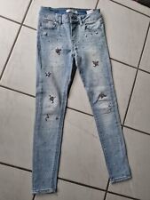 Jeans 36 glitzersteinchen gebraucht kaufen  Greven