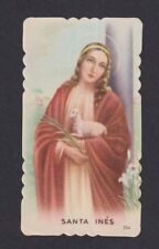 santino antico de Santa Ines image pieuse holy card estampa comprar usado  Enviando para Brazil
