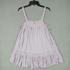 Blusa Free People Camponesa Feminina S Pastel Lavanda Boêmia Hippie Chique com Cadarço comprar usado  Enviando para Brazil