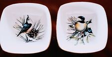  2 Lenox  Winter Bird Greetings Nut Dip Bowl Set for sale  San Antonio