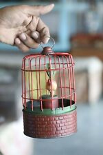 Vintage Musical Parrot/Bird In Cage Wind Up Celluloid & Tin Toy, Early Japan ? for sale  Shipping to South Africa