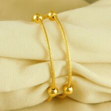 Mulheres Trendy 22K ouro chapeado pulseiras Set pulseira étnica moda joias presente, usado comprar usado  Enviando para Brazil