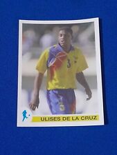 Tarjeta coleccionable del gran futbolista Ulises De La Cruz 1999 Copa América   segunda mano  Embacar hacia Argentina