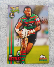 SIGNED  2010  RUGBY LEAGUE CARD - ROY ASOTASI, SOUTH SYDNEY RABBITOHS for sale  Shipping to South Africa